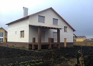 Строительство дома в п. Слобода 230 м.кв